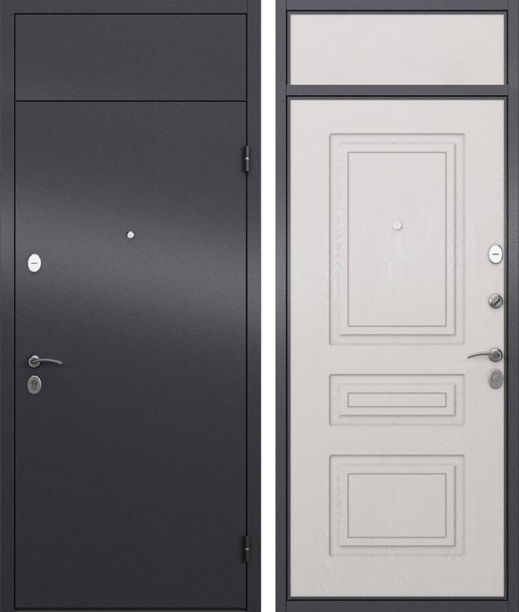 Входная дверь дверь с фрамугой ЛД-861 для установки в квартирах